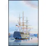 AF007 H.M.S. Victory in Portsmouth Harbour - Canvas Painting af007-hms-victory-in-portsmouth-harbour-canvas-painting-l03 (1).jpg
